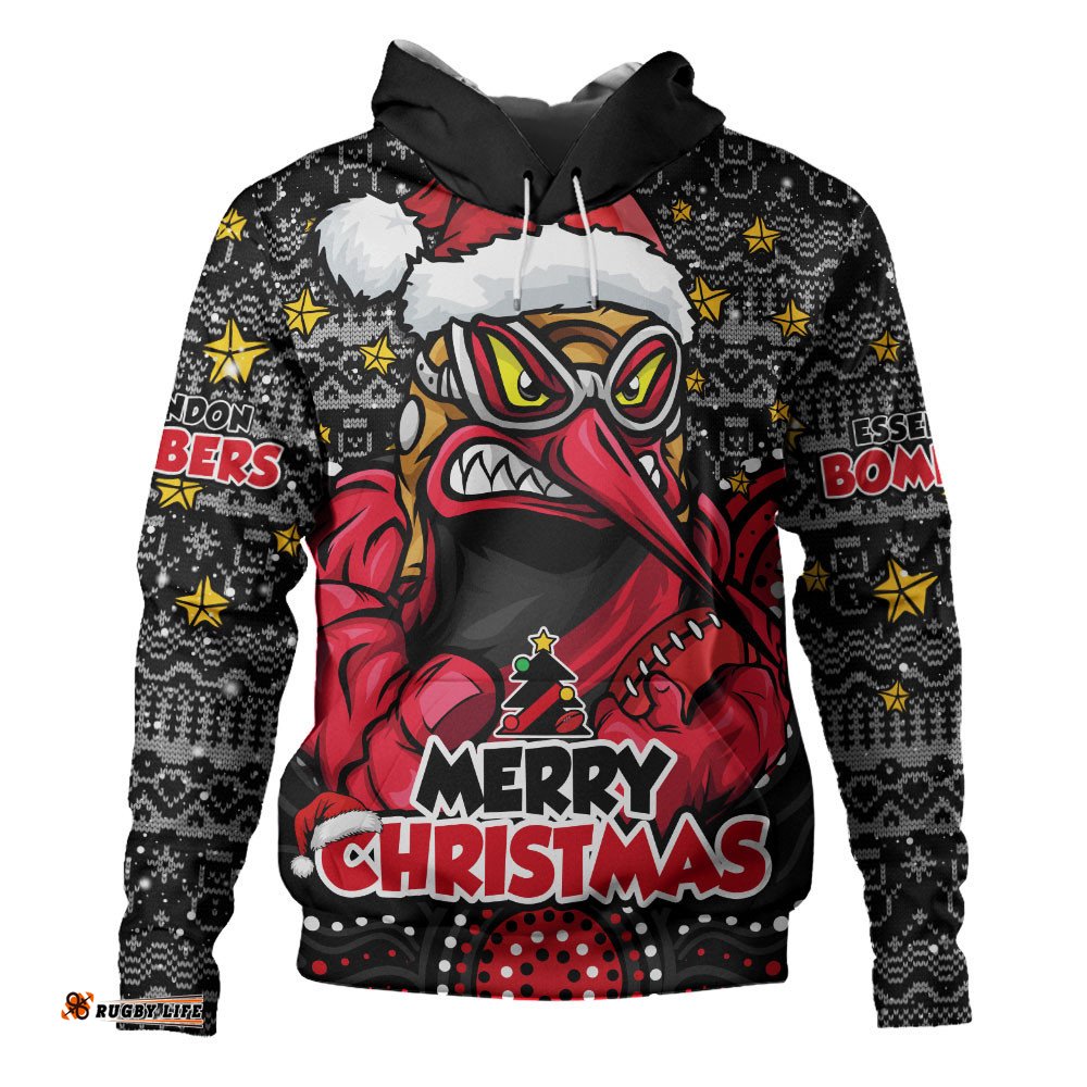 Essendon Hoodie Ugly Christmas Knit Patterns Vintage Jersey
