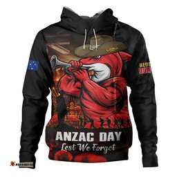 Redcliffe Dolphins Hoodie Anzac Day Rising Dawn Ceremony Lest We Forget Courage