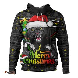 Penrith Panthers Hoodie Merry Christmas Game Day Knit Style Team Edition