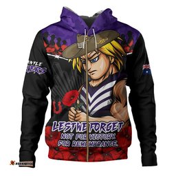 Fremantle Hoodie ANZAC Day Not For Victory For Remembrance
