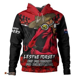Essendon Hoodie ANZAC Day Not For Victory For Remembrance