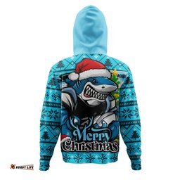 Cronulla-Sutherland Sharks Hoodie Merry Christmas Game Day Knit Style Team Edition
