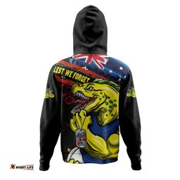 Parramatta Eels Hoodie Anzac Remembrance Of The Fallen