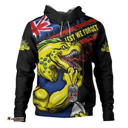 Parramatta Eels Hoodie Anzac Remembrance Of The Fallen