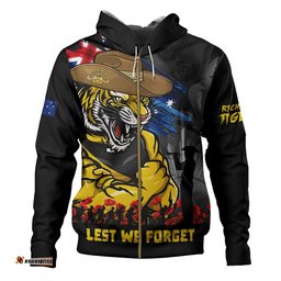 Richmond Hoodie ANZAC Inspired Football Fan Memorial Design