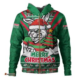 South Sydney Rabbitohs Hoodie Merry Christmas Festive Spirit Edition