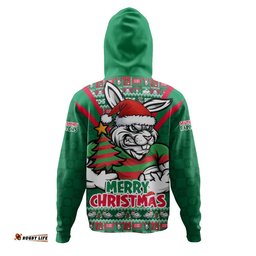 South Sydney Rabbitohs Hoodie Merry Christmas Festive Spirit Edition