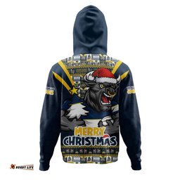 North Queensland Cowboys Hoodie Merry Christmas Festive Spirit Edition