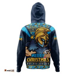 Gold Coast Titans Hoodie Merry Christmas Festive Spirit Edition