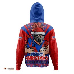 Newcastle Knights Hoodie Merry Christmas Festive Spirit Edition