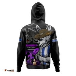 North Melbourne Hoodie Anzac Day In Memory Of Animals That Served