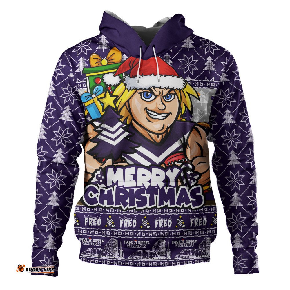 Fremantle Hoodie Festive Holiday Merry Christmas Vibe