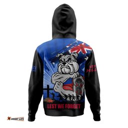 Western Bulldogs Hoodie ANZAC Day Honour And Football Legacy