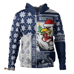 Sydney Roosters Hoodie Christmas Magic Knit Style Winter Glow