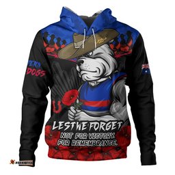 Western Bulldogs Hoodie ANZAC Day Not For Victory For Remembrance