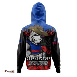 Western Bulldogs Hoodie ANZAC Day Not For Victory For Remembrance