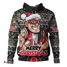 St Kilda Hoodie Ugly Christmas Knit Patterns Vintage Jersey