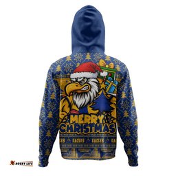 West Coast Eagles Hoodie Festive Holiday Merry Christmas Vibe