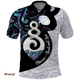 Aotearoa Pikorua Polo Shirt NZ Twist - Bond And Love LT14