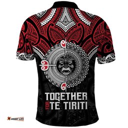 Aotearoa and Tonga Mo Te Tiriti Polo Shirt New Zealand Honour The Treaty Ake!Ake!Ake! LT9
