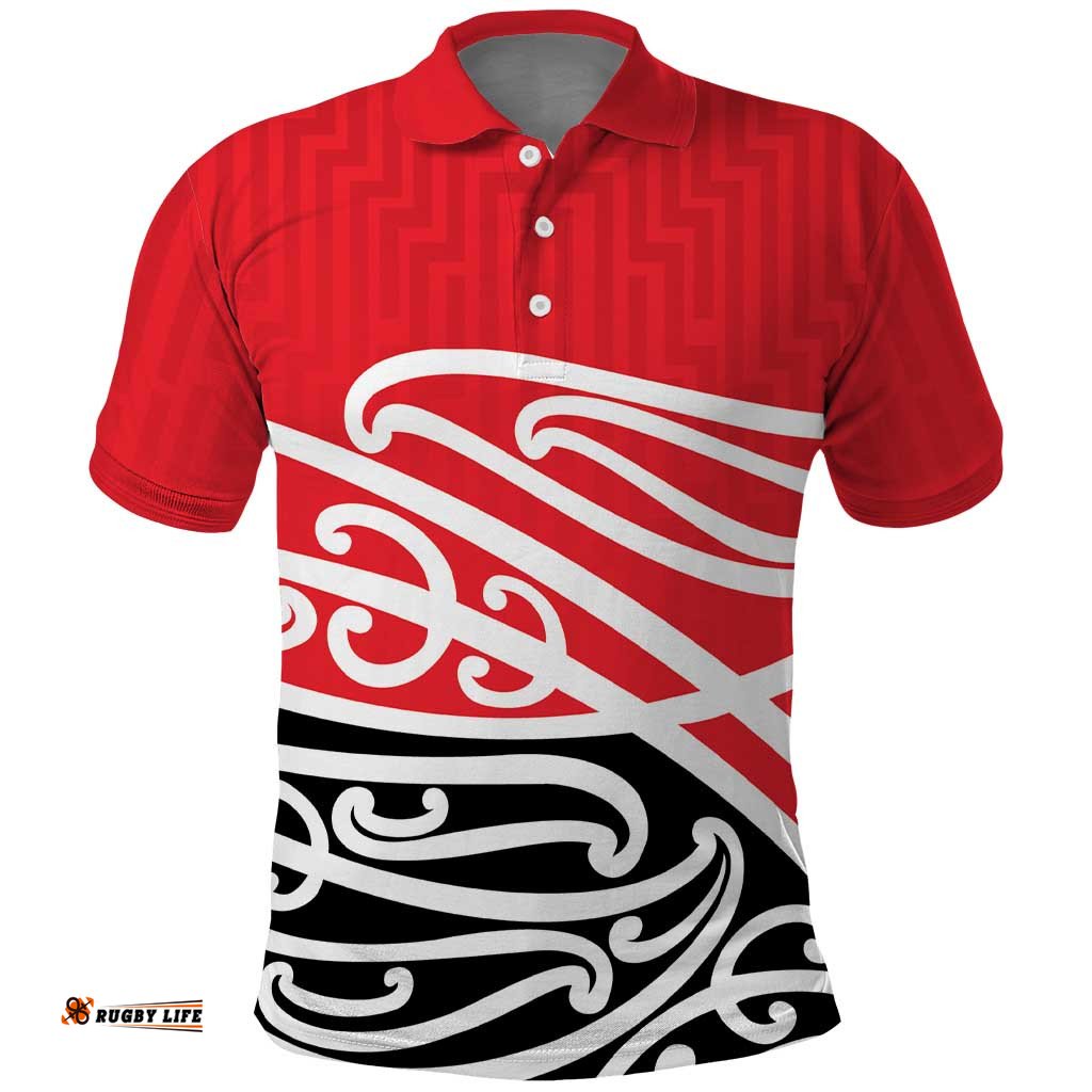 All Red New Zealand Kowhai Ngutukak Polo Shirt LT9