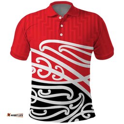 All Red New Zealand Kowhai Ngutukak Polo Shirt LT9