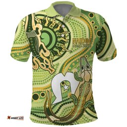 2026 NAIDOC Week 50 Years Deadly Polo Shirt Flows of Time LT7
