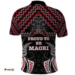 Aotearoa Polo Shirt Proud To Be Maori LT05