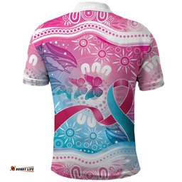 Australia Hereditary Cancer Awareness Polo Shirt Never Give Up LT05