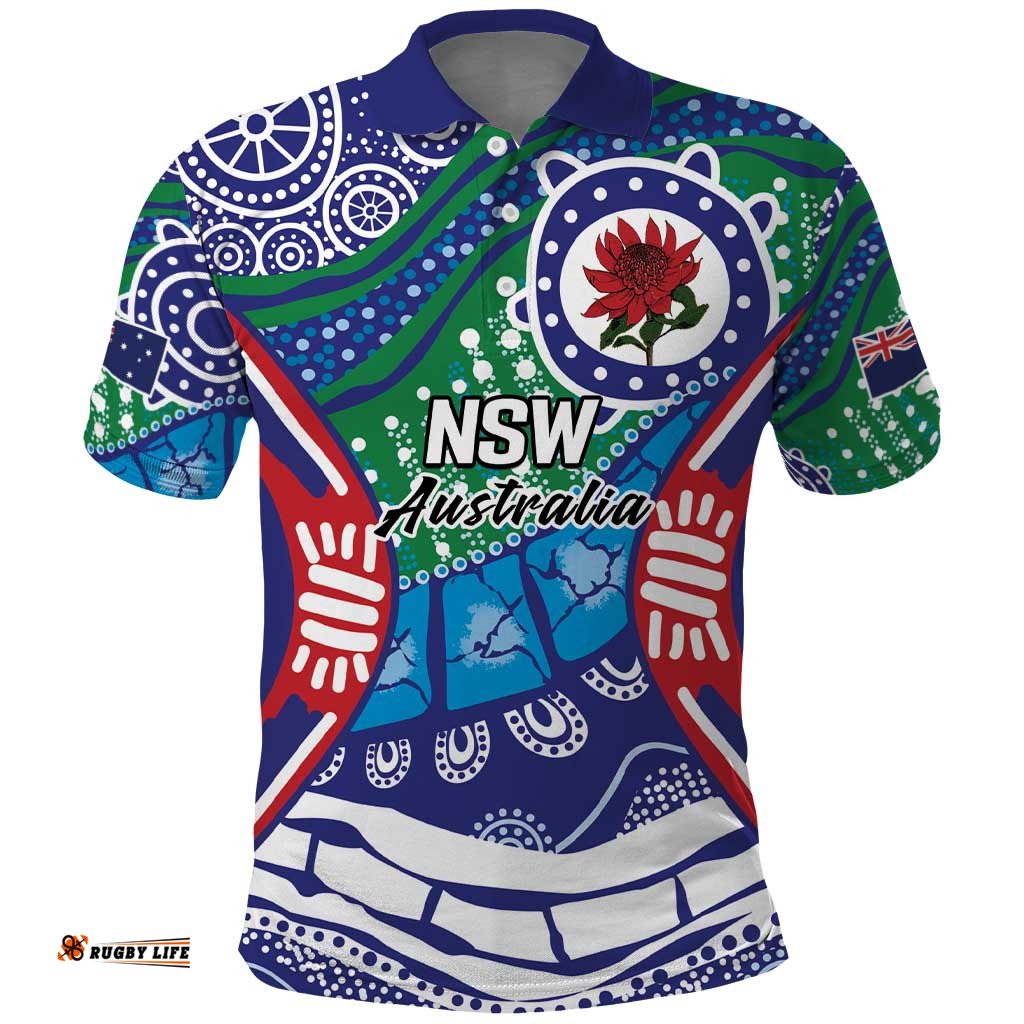 Australia New South Wales Polo Shirt NSW Orta Recens Quam Pura Nites LT9