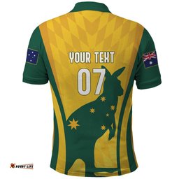 Australia Socceroos Custom Polo Shirt 2026 Forever Golden LT7