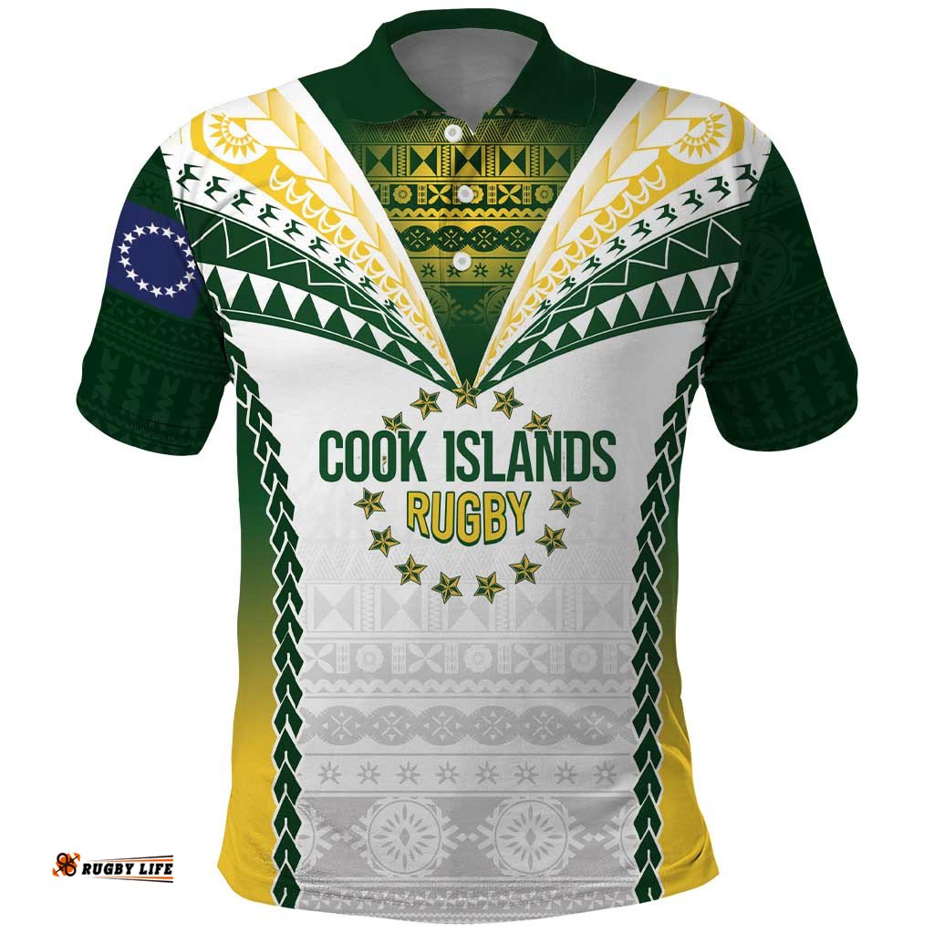 Cook Islands Rugby Custom Polo Shirt Kuki's Aitu Champions LT7