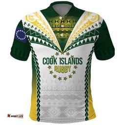Cook Islands Rugby Custom Polo Shirt Kuki's Aitu Champions LT7