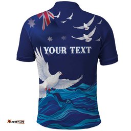 Bondi Beach Pray For Australia Personalised Polo Shirt LT9