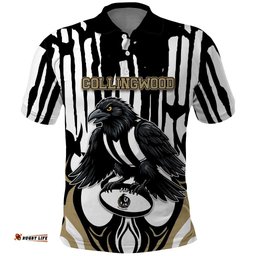 Custom Collingwood Black Polo Shirt Unique Style DT05