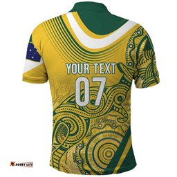 Australia Custom Indigenous Polo Shirt WC2026 Socceroos Aboriginal Arts LT7