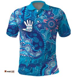NAIDOC Week 2026 Polo Shirt Turtle Dream On The Waves DT05