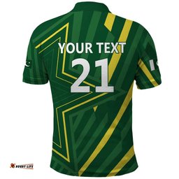 Pakistan Cricket Custom Polo Shirt Shaheen Falcon Go Champions LT9