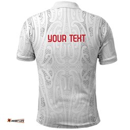 New Zealand Maori Heart Tribal Personalised Polo Shirt Polynesian Patterns LT9