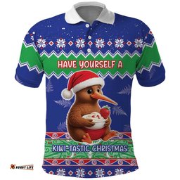 New Zealand Christmas Polo Shirt Have Yourself A Kiwi-tastic Christmas LT05