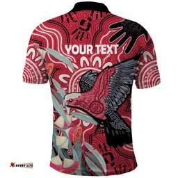 Personalised Australia Galah NAIDOC Week 2026 Polo Shirt 50 Years of Deadly Aboriginal Art LT14