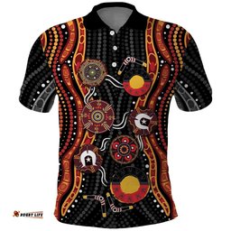 NAIDOC Week 2026 Polo Shirt Together We Rise Together We Stay Deadly LT9