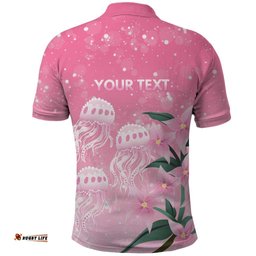 Personalised Pink Boronia of Hope Polo Shirt Australias Fight Against Breast Cancer LT9