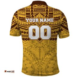Personalized Hawthorn Hawks Polo Shirt Polynesian Tribal Pattern Heritage Football TS04