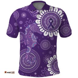 Sea Horse Australia Epilepsy Awareness Polo Shirt LT9
