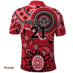 Renegades Cricket Custom Polo Shirt Australian Aboriginal LT9