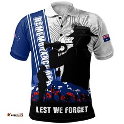 Australia Polo Shirt Remembrance Day Australia Field Of Poppies