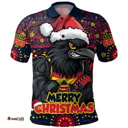 Adelaide Crows Polo Shirt Ugly Christmas Knit Patterns Vintage Jersey
