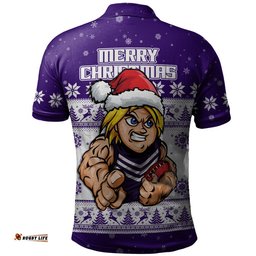 Fremantle Polo Shirt Special Ugly Christmas Holiday Footy Fans