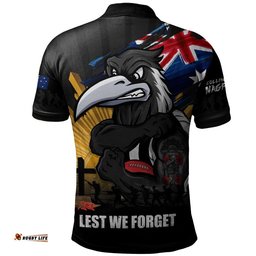 Collingwood Polo Shirt ANZAC Day Honour And Football Legacy